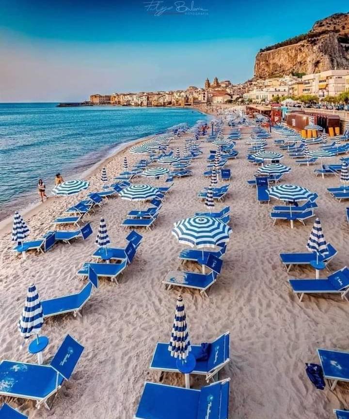 Green Villa Sand Beach Center Close Sea Veiw Cefalù Exteriér fotografie